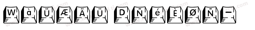 Wigwag Deluxe字体转换